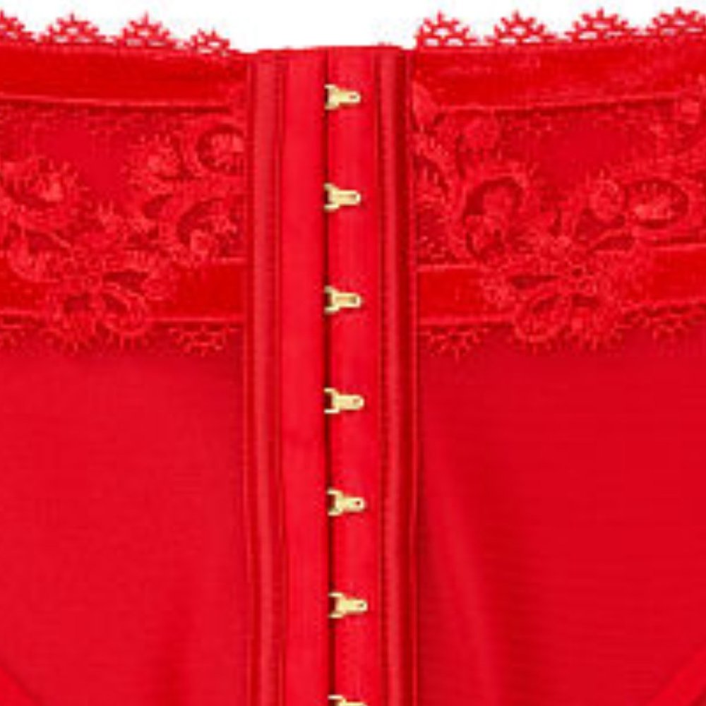 Last One! Red Velvet Trim NWT VS S Midrise Cheeky - Picture 7 of 16